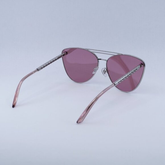 ?️ New Versace VE2267 10007V Sunglasses - Silver Frame, Pink Lenses
